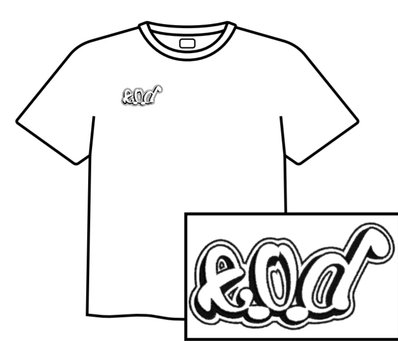 (eod) embroidery LOGO T-shirts