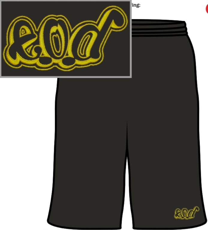 (eod) embroidery LOGO Shorts