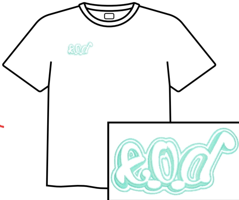 (eod) embroidery LOGO T-shirts